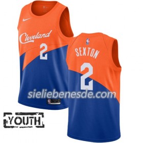 Kinder NBA Cleveland Cavaliers Trikot Collin Sexton 2 2018-19 Nike City Edition Blau Swingman